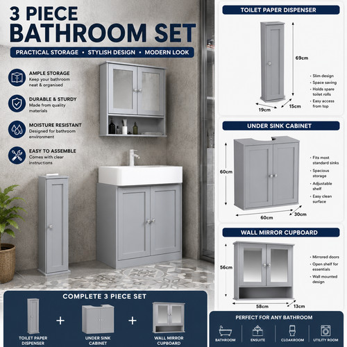 Bathroom storage furniture - bathroom,