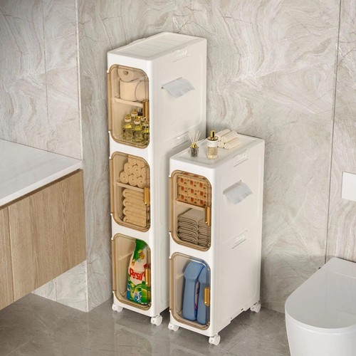 Tier slim storage cabinet - slim,
