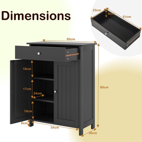 Doors bathroom floor cabinet - doors,