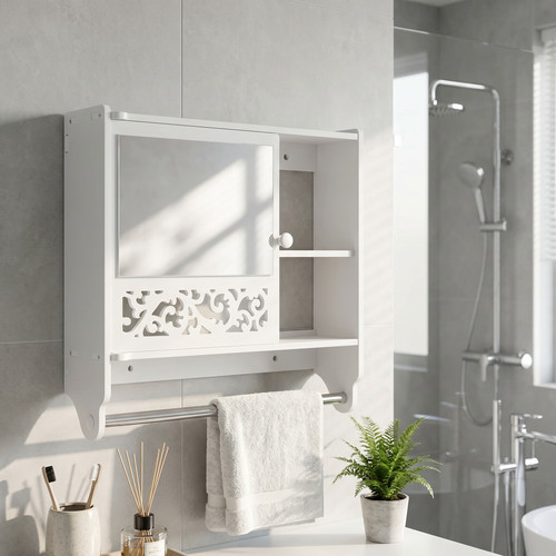 Bathroom mirror cabinet - mirror, wall