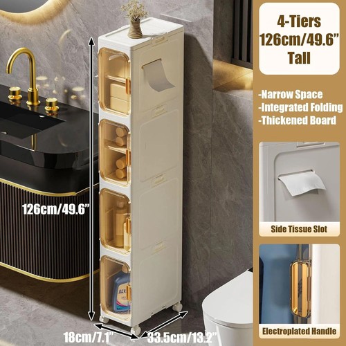 Plastic slim bathroom - slim, storage