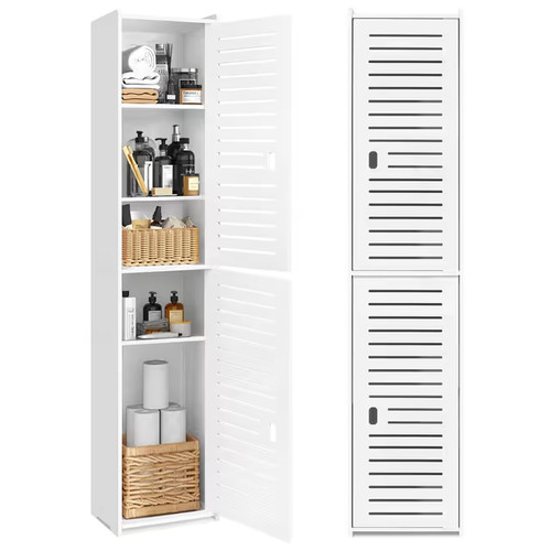 Tall bathroom storage - bathroom, cabinet